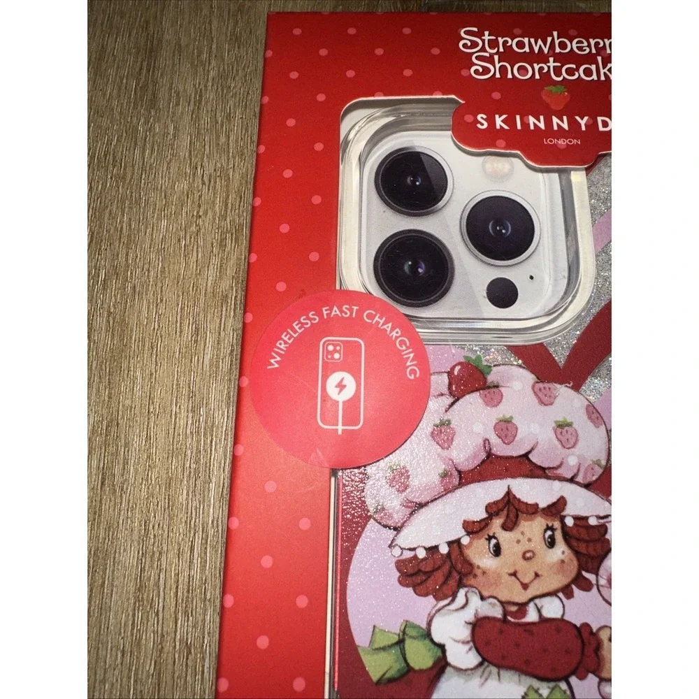 NEW 🍓 Strawberry Shortcake & Cat‎ Skinnydip iPhone 13 Pro Max/ 14 Pro Max Case
